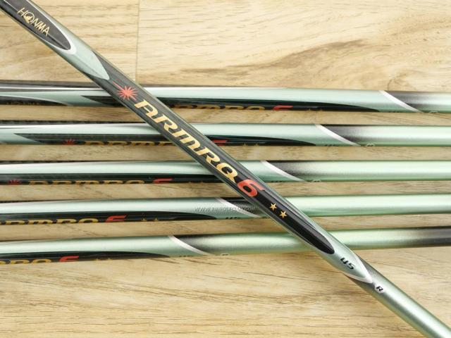 Iron set : Honma : ชุดเหล็ก Honma Beres IE-01 (เหมาะกับซีเนียร์) มีเหล็ก 5-10 (6 ชิ้น) ก้าน ARMRQ 6 (45) Flex R (2 ดาว)