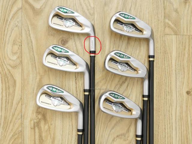 Iron set : Honma : ชุดเหล็ก Honma Beres IE-01 (เหมาะกับซีเนียร์) มีเหล็ก 5-10 (6 ชิ้น) ก้าน ARMRQ 6 (45) Flex R (2 ดาว)