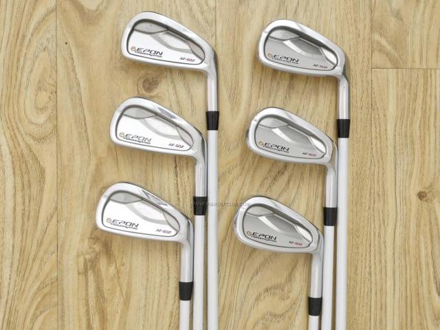 Iron set : Epon : ชุดเหล็ก EPON AF-502 Forged มีเหล็ก 5-Pw (6 ชิ้น) ก้านกราไฟต์ Mitsubishi FUBUKI AX i375 Flex R