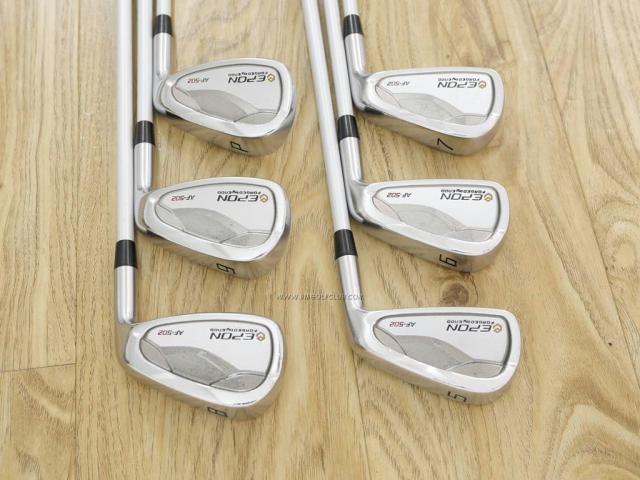 Iron set : Epon : ชุดเหล็ก EPON AF-502 Forged มีเหล็ก 5-Pw (6 ชิ้น) ก้านกราไฟต์ Mitsubishi FUBUKI AX i375 Flex R