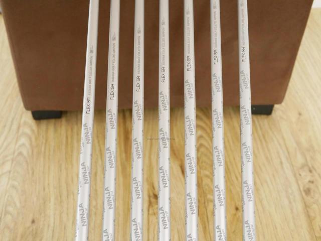 Iron set : Katana : ชุดเหล็ก Katana NINJA Hybrid Iron (รุ่นปี 2021 หน้าเด้ง ตีไกลมาก) มีเหล็ก 6-Pw,Aw,Sw (7 ชิ้น) ก้านกราไฟต์ Flex SR