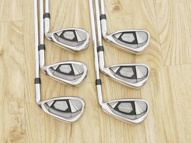 Iron set : Callaway : ชุดเหล็ก Callaway Rogue Star CF18 (ออกปี 2018 ตีง่าย ไกลมากๆ) มีเหล็ก 6-Pw,Aw (6 ชิ้น) ก้านเหล็ก NS Pro ZELOS 7 Flex S