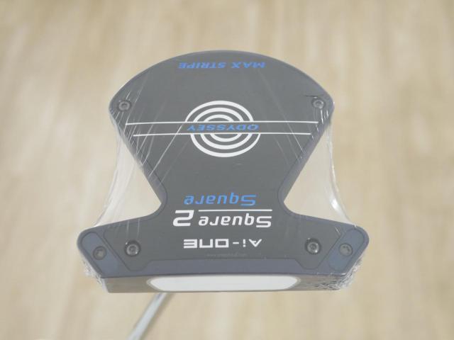 Putter : All : **ของใหม่ ยังไม่แกะพลาสติก** พัตเตอร์ Odyssey Ai-ONE Square 2 Square Max Stripe (รุ่นล่าสุด ออกปี 2025) ก้าน Stroke LAB 90 ยาว 34 นิ้ว