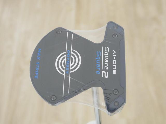 Putter : All : **ของใหม่ ยังไม่แกะพลาสติก** พัตเตอร์ Odyssey Ai-ONE Square 2 Square Max Stripe (รุ่นล่าสุด ออกปี 2025) ก้าน Stroke LAB 90 ยาว 34 นิ้ว