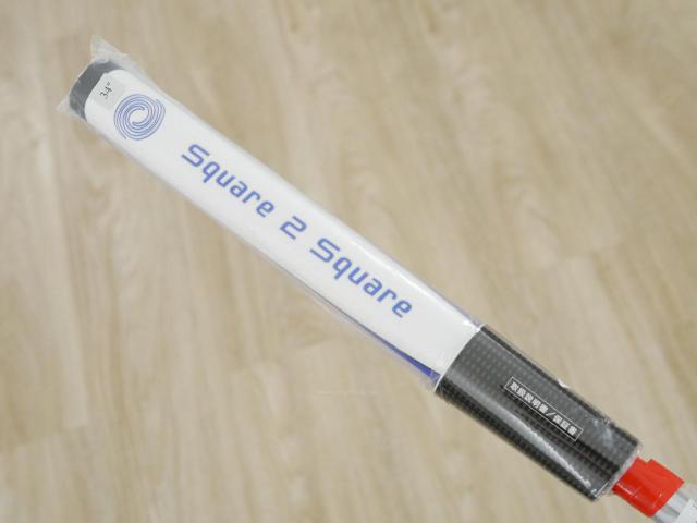 Putter : All : **ของใหม่ ยังไม่แกะพลาสติก** พัตเตอร์ Odyssey Ai-ONE Square 2 Square Max Stripe (รุ่นล่าสุด ออกปี 2025) ก้าน Stroke LAB 90 ยาว 34 นิ้ว
