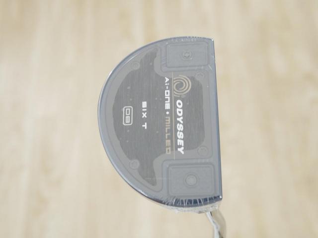Putter : All : **ของใหม่ ยังไม่แกะพลาสติก** พัตเตอร์ Odyssey Ai-ONE Milled SIX T (รุ่นท็อป ล่าสุด ออกปี 2024) ก้าน Stroke LAB 90 ยาว 34 นิ้ว