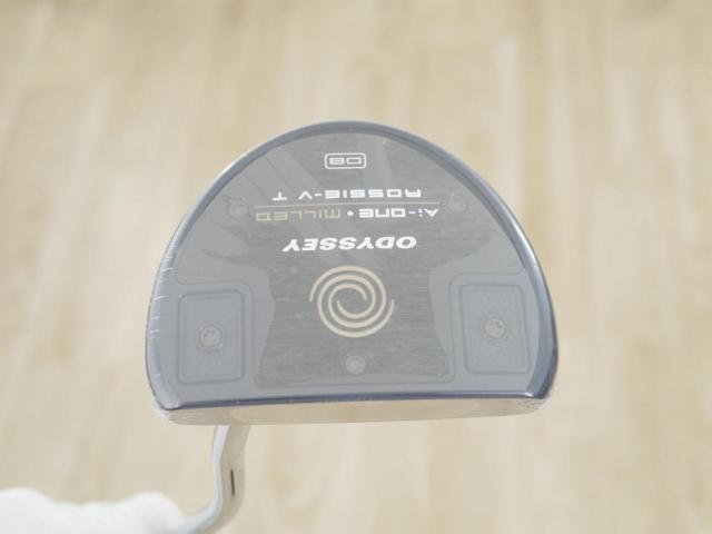 Putter : All : **ของใหม่ ยังไม่แกะพลาสติก** พัตเตอร์ Odyssey Ai-ONE Milled ROSSIE-V T DB (รุ่นท็อป ล่าสุด ออกปี 2024) ก้าน Stroke LAB 90 ยาว 34 นิ้ว