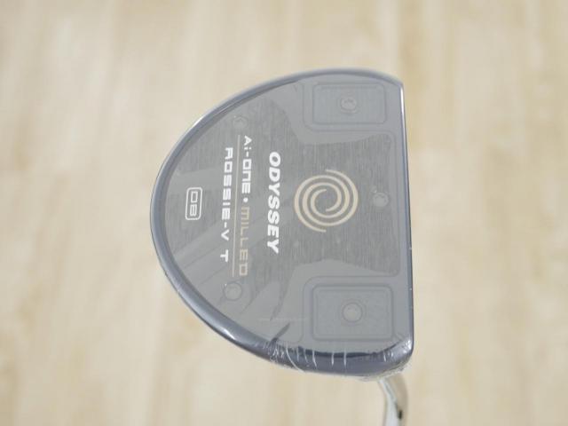 Putter : All : **ของใหม่ ยังไม่แกะพลาสติก** พัตเตอร์ Odyssey Ai-ONE Milled ROSSIE-V T DB (รุ่นท็อป ล่าสุด ออกปี 2024) ก้าน Stroke LAB 90 ยาว 34 นิ้ว