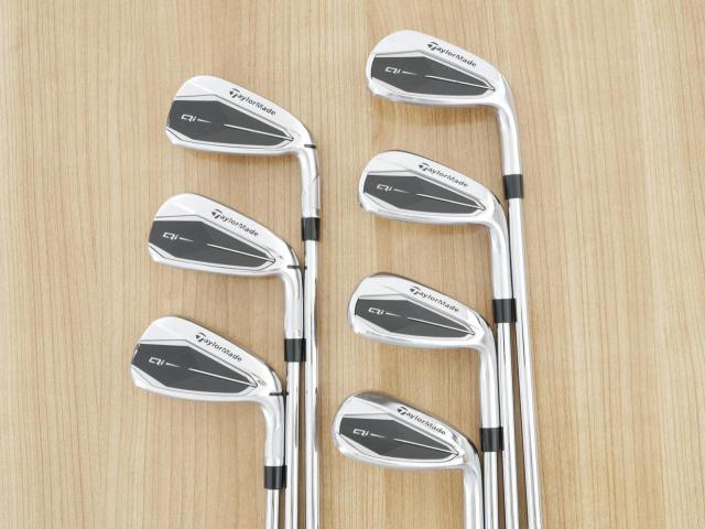 Iron set : Taylormade : ชุดเหล็ก Taylormade Qi (รุ่นล่าสุด ออกปี 2024 Japan Spec.) มีเหล็ก 6-Pw,Aw,Sw (7 ชิ้น) ก้านเหล็ก NS Pro 820GH Flex R