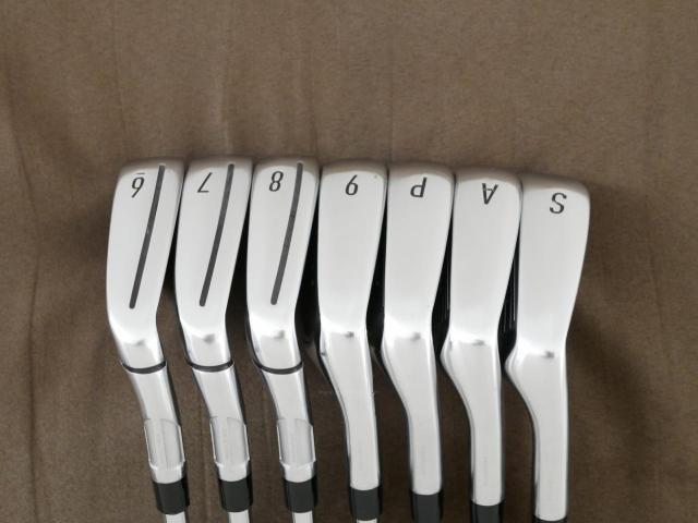 Iron set : Taylormade : ชุดเหล็ก Taylormade Qi (รุ่นล่าสุด ออกปี 2024 Japan Spec.) มีเหล็ก 6-Pw,Aw,Sw (7 ชิ้น) ก้านเหล็ก NS Pro 820GH Flex R