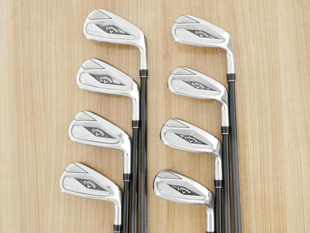 Iron set : Callaway : ชุดเหล็ก Callaway Paradym Ai Smoke Max Fast (ออกปี 2024 ตีง่ายมาก ไกล Japan Spec.) มีเหล็ก 6-Pw,Aw,Gw,Sw (8 ชิ้น) ก้านกราไฟต์ Fujikura TENSEI 40 Flex R