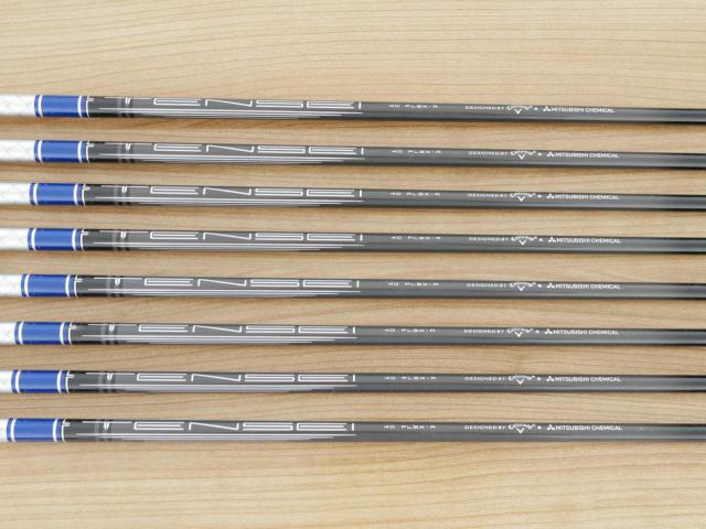 Iron set : Callaway : ชุดเหล็ก Callaway Paradym Ai Smoke Max Fast (ออกปี 2024 ตีง่ายมาก ไกล Japan Spec.) มีเหล็ก 6-Pw,Aw,Gw,Sw (8 ชิ้น) ก้านกราไฟต์ Fujikura TENSEI 40 Flex R