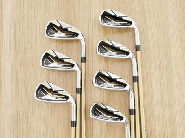 Iron set : Katana : ชุดเหล็ก Katana Sword Sniper 589 (หน้าเด้ง) มีเหล็ก 6-Pw,Aw,Sw (7 ชิ้น) ก้านกราไฟต์ Speeder 589 Flex R