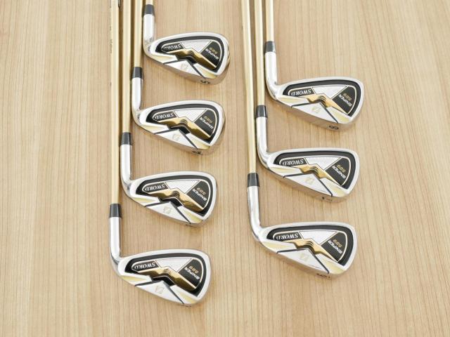 Iron set : Katana : ชุดเหล็ก Katana Sword Sniper 589 (หน้าเด้ง) มีเหล็ก 6-Pw,Aw,Sw (7 ชิ้น) ก้านกราไฟต์ Speeder 589 Flex R