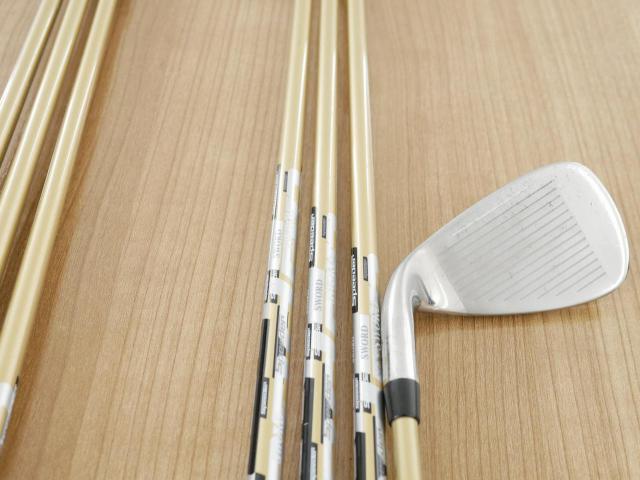 Iron set : Katana : ชุดเหล็ก Katana Sword Sniper 589 (หน้าเด้ง) มีเหล็ก 6-Pw,Aw,Sw (7 ชิ้น) ก้านกราไฟต์ Speeder 589 Flex R