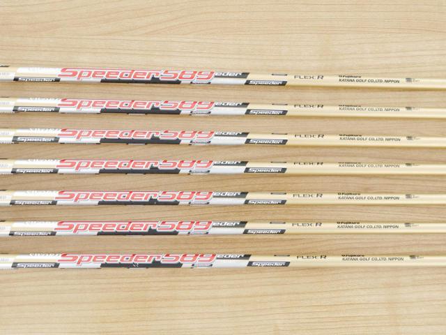 Iron set : Katana : ชุดเหล็ก Katana Sword Sniper 589 (หน้าเด้ง) มีเหล็ก 6-Pw,Aw,Sw (7 ชิ้น) ก้านกราไฟต์ Speeder 589 Flex R