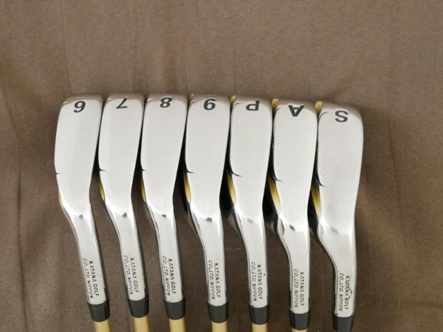 Iron set : Katana : ชุดเหล็ก Katana Sword Sniper 589 (หน้าเด้ง) มีเหล็ก 6-Pw,Aw,Sw (7 ชิ้น) ก้านกราไฟต์ Speeder 589 Flex R
