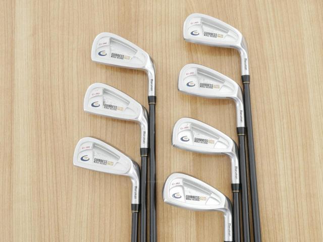 Iron set : Maruman : ชุดเหล็ก Maruman Guiness MD Cr-Mo มีเหล็ก 4-Pw (7 ชิ้น) ก้านกราไฟต์ Flex S