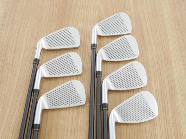 Iron set : Maruman : ชุดเหล็ก Maruman Guiness MD Cr-Mo มีเหล็ก 4-Pw (7 ชิ้น) ก้านกราไฟต์ Flex S