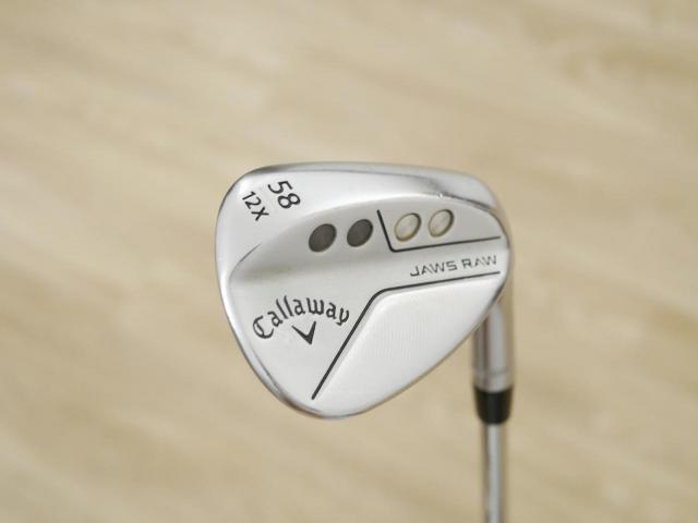Wedge : Callaway : Wedge Callaway JAWS RAW (ปี 2023) Loft 58 ก้านเหล็ก Dynamic Gold S200