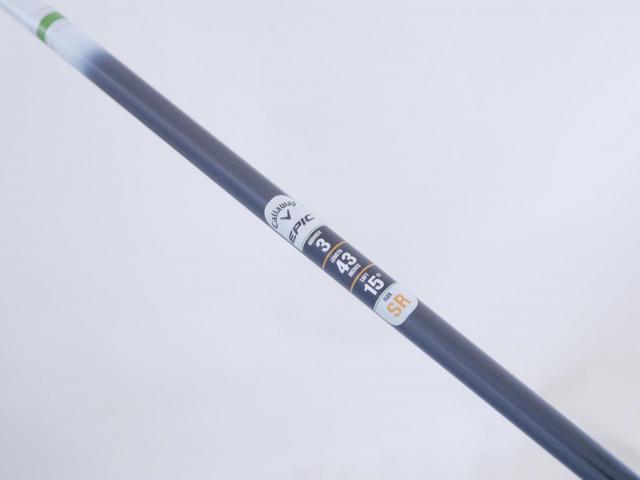 Fairway Wood : callaway : หัวไม้ 3 Callaway EPIC Speed (รุ่นปี 2021) Loft 15 ก้าน Mitsubishi Diamana 50 Flex SR