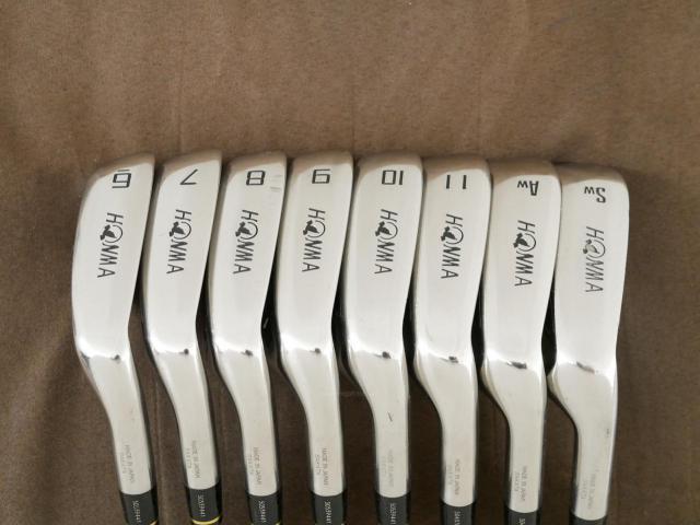 Iron set : Honma : ชุดเหล็ก Honma LB-515 (ใบใหญ่มาก หน้าเด้ง ตีง่ายมาก) มีเหล็ก 6-11,Aw,Sw (8 ชิ้น) ก้านเหล็ก NS Pro 850 Flex R