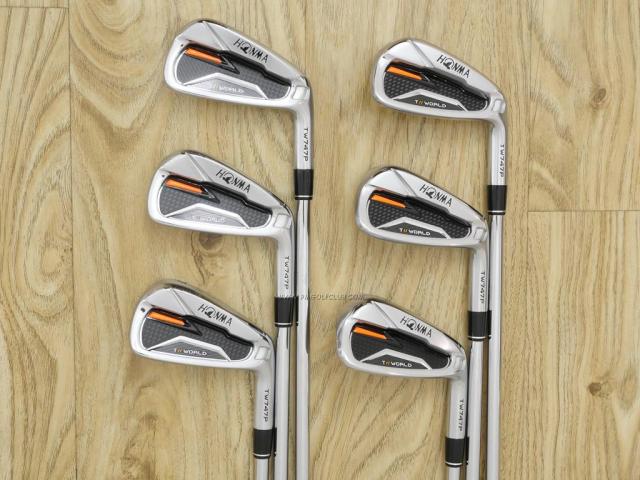 Iron set : Honma : ชุดเหล็ก Honma Tour World TW747P (ออกปี 2019) มีเหล็ก 5-10 (6 ชิ้น) ก้านเหล็ก NS Pro 950 Flex R