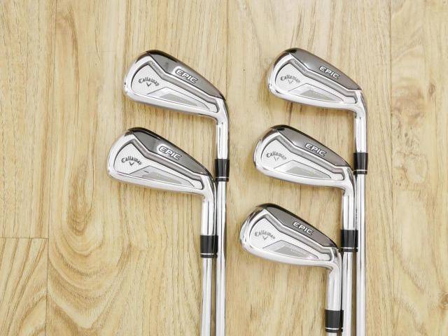 Iron set : Callaway : ชุดเหล็ก Callaway EPIC Forged Star (รุ่นท้อปสุด ปี 2020 ตีไกลกว่าปกติ 2 เบอร์) มีเหล็ก 6-Pw (5 ชิ้น) ก้านเหล็ก NS Pro ZELOS 7 Flex S