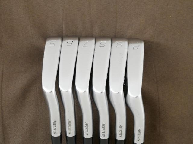 Iron set : Fourteen : ชุดเหล็ก Fourteen TC910 Forged มีเหล็ก 5-Pw (6 ชิ้น) ก้านเหล็ก NS Pro ZELOS 8 Flex S