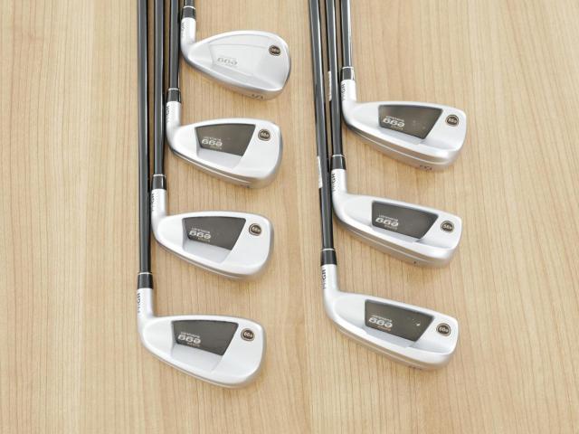 Iron set : PRGR : ชุดเหล็กกระเทย PRGR Super Egg Evolution (รุ่นล่าสุด ออกปี 2024 ตัวท๊อปสุด หน้าเด้งเกินกฏ ใช้แข่งไม่ได้ ตีไกลมากๆ) มีเหล็ก 6-Pw,Aw,Sw (7 ชิ้น) ก้านกราไฟต์ Flex R (M-37)