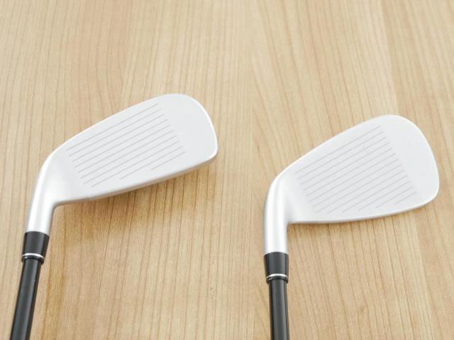 Iron set : PRGR : ชุดเหล็กกระเทย PRGR Super Egg Evolution (รุ่นล่าสุด ออกปี 2024 ตัวท๊อปสุด หน้าเด้งเกินกฏ ใช้แข่งไม่ได้ ตีไกลมากๆ) มีเหล็ก 6-Pw,Aw,Sw (7 ชิ้น) ก้านกราไฟต์ Flex R (M-37)