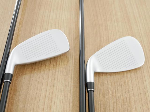 Iron set : PRGR : ชุดเหล็กกระเทย PRGR Super Egg Evolution (รุ่นล่าสุด ออกปี 2024 ตัวท๊อปสุด หน้าเด้งเกินกฏ ใช้แข่งไม่ได้ ตีไกลมากๆ) มีเหล็ก 6-Pw,Aw,Sw (7 ชิ้น) ก้านกราไฟต์ Flex R (M-37)