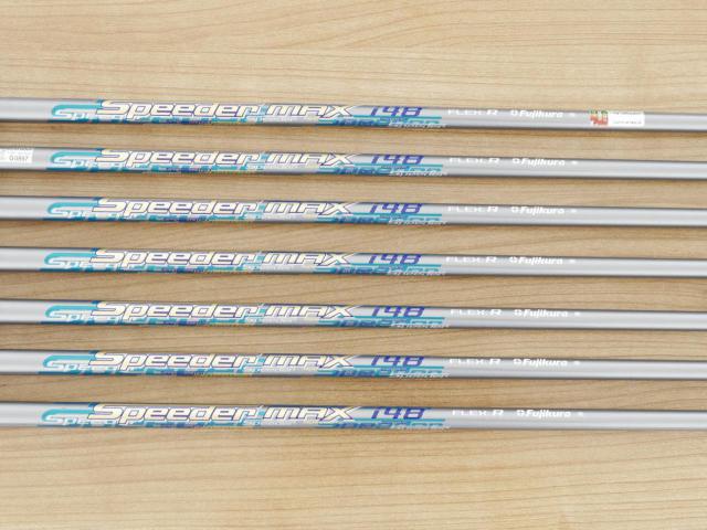 Iron set : Mizuno : ชุดเหล็ก Mizuno JPX DC-MAX (ตีง่าย ไกลมาก) มีเหล็ก 7-Pw,Pg,Gw.Sw (7 ชิ้น) ก้านกราไฟต์ Fujikura Speeder MAX i48 Flex R