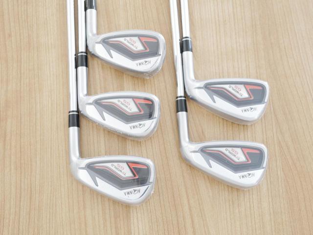 Iron set : Honma : **ของใหม่ ยังไม่แกะพลาสติก** ชุดเหล็ก Honma Tour World GS (ออกปี 2021 ใบใหญ่ ตีง่าย ไกล) มีเหล็ก 6-10 (5 ชิ้น) ก้านเหล็ก NS Pro 950 NEO Flex R
