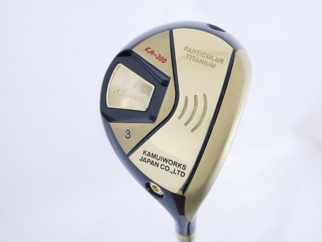 Fairway Wood : Kamui : หัวไม้ 3 Kamuiworks KM-300 (หน้าเด้ง มีสปริงข้างใน หายากมาก) Loft 15 สุดยอดก้าน Quadra Fire Express Light 45 Flex F1 (R)