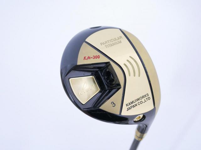 Fairway Wood : Kamui : หัวไม้ 3 Kamuiworks KM-300 (หน้าเด้ง มีสปริงข้างใน หายากมาก) Loft 15 สุดยอดก้าน Quadra Fire Express Light 45 Flex F1 (R)