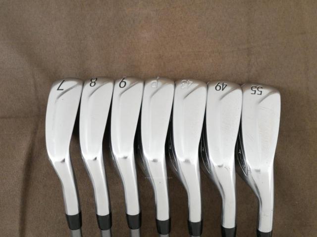 Iron set : Titleist : ชุดเหล็ก Titleist T400 (ตีง่ายที่สุด ไกลที่สุด ออกปี 2020) มีเหล็ก 7-Pw,43,49,55 (7 ชิ้น) ก้านกราไฟต์ Mitsubishi TENSEI 50 Flex R