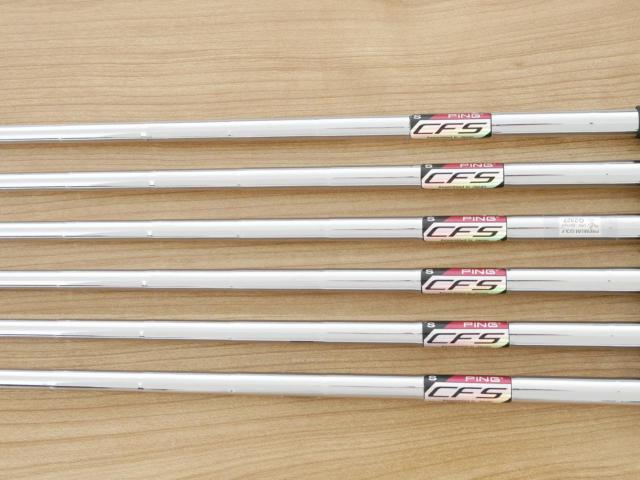 Iron set : Ping : ชุดเหล็ก Ping S55 มีเหล็ก 5-Pw (6 ชิ้น) ก้านเหล็ก Ping CFS Flex S