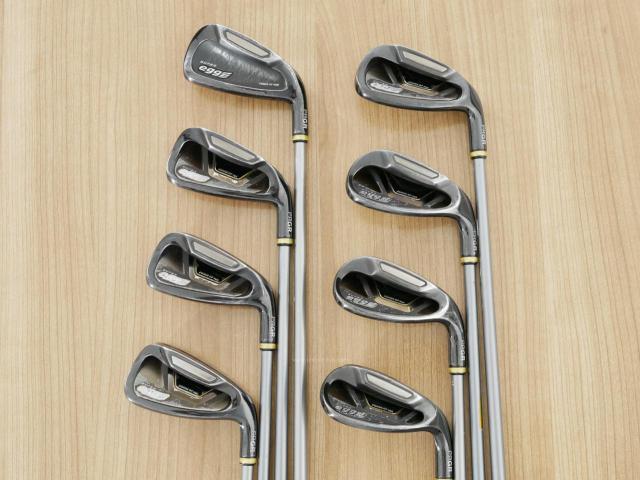 Iron set : PRGR : ชุดเหล็กกระเทย PRGR Super Egg Iron (ปี 2018 ตัวท๊อปสุด หน้าเด้งเกินกฏ ใช้แข่งไม่ได้ ตีไกลมากๆ) มีเหล็ก 6-Pw,Aw,As,Sw (8 ชิ้น) ก้านกราไฟต์ Flex R (M-37)