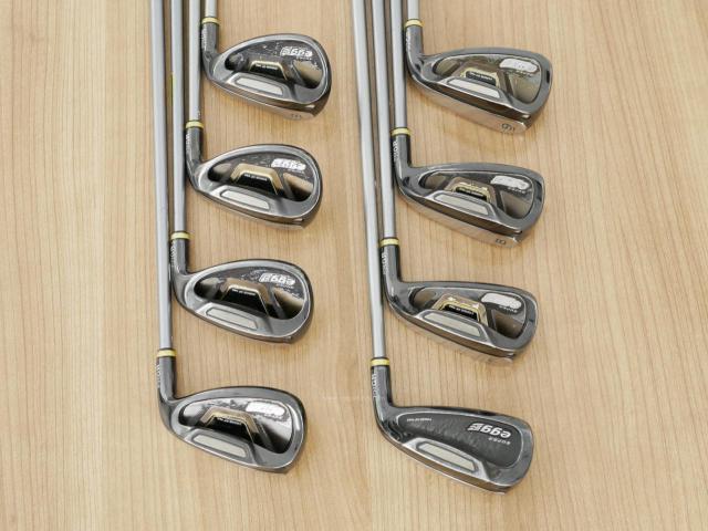 Iron set : PRGR : ชุดเหล็กกระเทย PRGR Super Egg Iron (ปี 2018 ตัวท๊อปสุด หน้าเด้งเกินกฏ ใช้แข่งไม่ได้ ตีไกลมากๆ) มีเหล็ก 6-Pw,Aw,As,Sw (8 ชิ้น) ก้านกราไฟต์ Flex R (M-37)