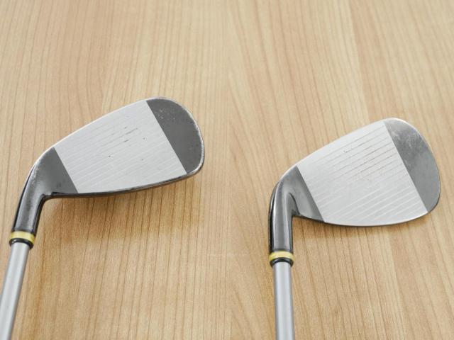 Iron set : PRGR : ชุดเหล็กกระเทย PRGR Super Egg Iron (ปี 2018 ตัวท๊อปสุด หน้าเด้งเกินกฏ ใช้แข่งไม่ได้ ตีไกลมากๆ) มีเหล็ก 6-Pw,Aw,As,Sw (8 ชิ้น) ก้านกราไฟต์ Flex R (M-37)