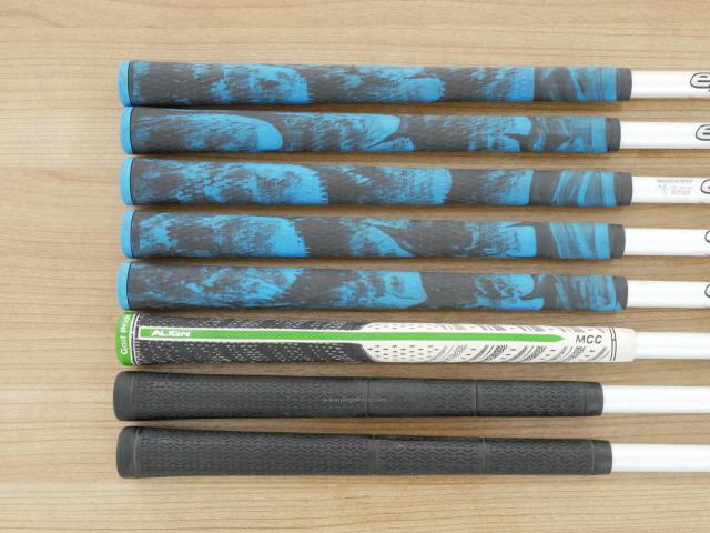 Iron set : PRGR : ชุดเหล็กกระเทย PRGR Super Egg Iron (ปี 2018 ตัวท๊อปสุด หน้าเด้งเกินกฏ ใช้แข่งไม่ได้ ตีไกลมากๆ) มีเหล็ก 6-Pw,Aw,As,Sw (8 ชิ้น) ก้านกราไฟต์ Flex R (M-37)