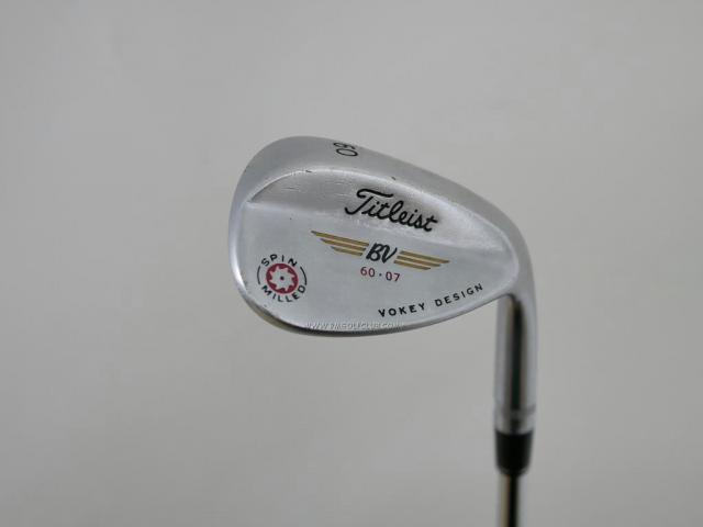 Wedge : Other : Wedge Titleist Vokey Spin Milled Loft 60 ก้าน Dynamic Gold Tour Issue