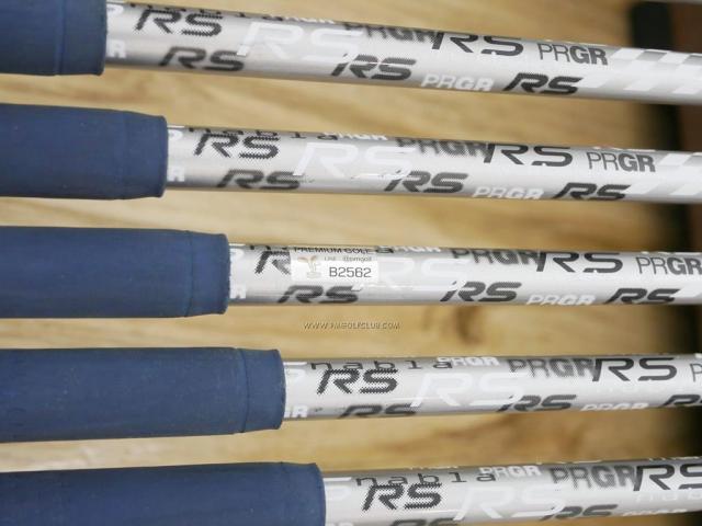 Iron set : PRGR : ชุดเหล็ก PRGR ID Nabla RS Titan Face (ปี 2015 หน้าเด้ง ตีไกล) มีเหล็ก 5-Pw (6 ชิ้น) ก้านกราไฟต์ Mitsubishi Rayon M-40 (Flex SR)