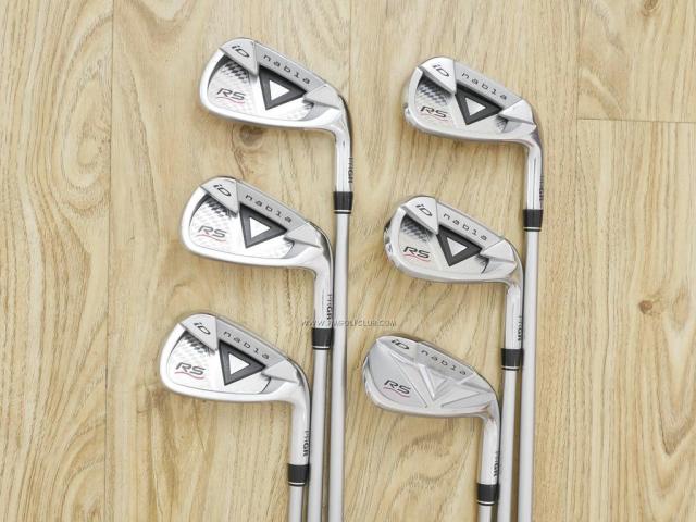 Iron set : PRGR : ชุดเหล็ก PRGR ID Nabla RS Titan Face (ปี 2015 หน้าเด้ง ตีไกล) มีเหล็ก 5-Pw (6 ชิ้น) ก้านกราไฟต์ Mitsubishi Rayon M-40 (Flex SR)