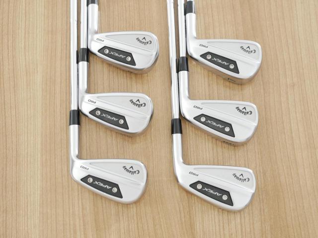 Iron set : Callaway : ชุดเหล็ก Callaway APEX Pro Forged (ออกปี 2024) มีเหล็ก 5-Pw (6 ชิ้น) ก้านเหล็ก Dynamic Gold 115 MID S200