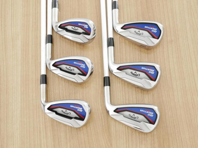 Iron set : Callaway : ชุดเหล็ก Callaway Big Bertha Beta (ใบใหญ่ ตีง่ายมาก) มีเหล็ก 6-Pw,Sw (6 ชิ้น) ก้านกราไฟต์ Fujikura Air Speeder Flex S