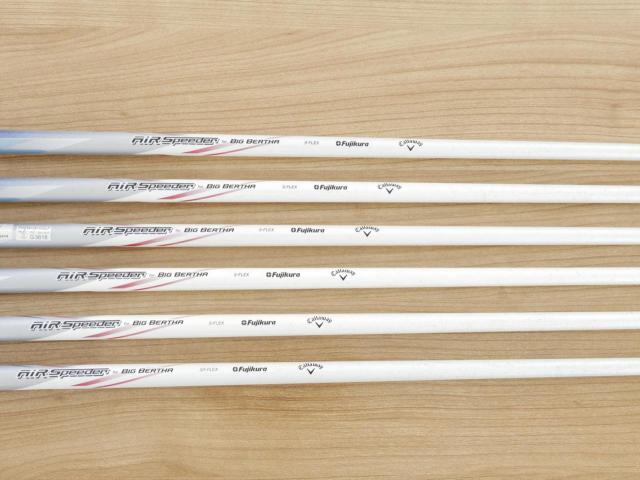 Iron set : Callaway : ชุดเหล็ก Callaway Big Bertha Beta (ใบใหญ่ ตีง่ายมาก) มีเหล็ก 6-Pw,Sw (6 ชิ้น) ก้านกราไฟต์ Fujikura Air Speeder Flex S