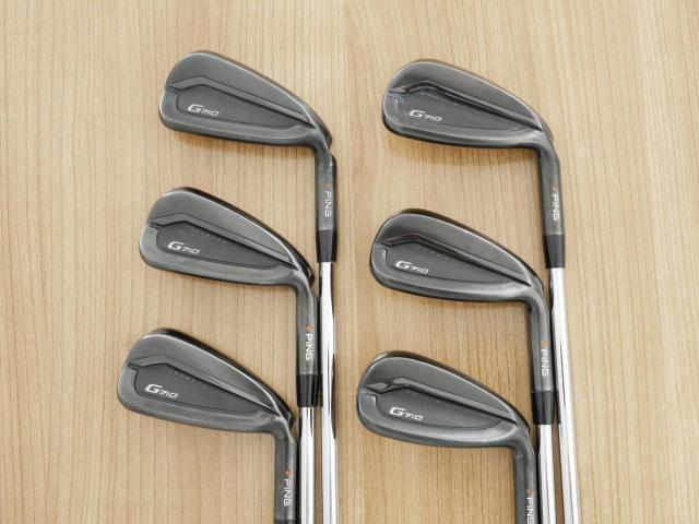 Iron set : Ping : ชุดเหล็ก Ping G710 (ปี 2021 Japan Spec. ใบใหญ่ ง่ายที่สุด ไกลที่สุดของ Ping) มีเหล็ก 5-Pw (6 ชิ้น) ก้านเหล็ก NS Pro Zelos 6 Flex R
