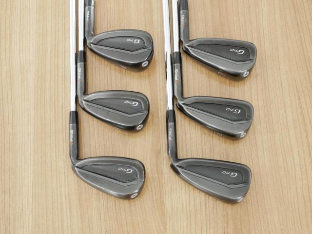 Iron set : Ping : ชุดเหล็ก Ping G710 (ปี 2021 Japan Spec. ใบใหญ่ ง่ายที่สุด ไกลที่สุดของ Ping) มีเหล็ก 5-Pw (6 ชิ้น) ก้านเหล็ก NS Pro Zelos 6 Flex R